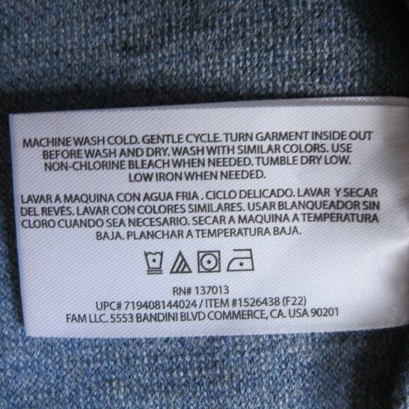 Banana Republic Men’s Waffle Crew neck pull over Sweater blue  Large (0606) - Picture 11 of 15